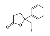5-(iodomethyl)-5-phenyloxolan-2-one结构式