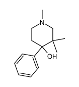 (+/-)-1,3,3-trimethyl-4-phenyl-4-piperidinol Structure