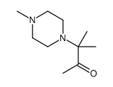 2-Butanone,3-methyl-3-(4-methyl-1-piperazinyl)-(9CI) Structure