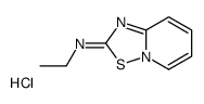 N-ethyl-[1,2,4]thiadiazolo[2,3-a]pyridin-4-ium-2-amine,chloride结构式