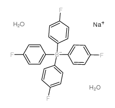 sodium tetrakis(4-fluorophenyl)borate Structure