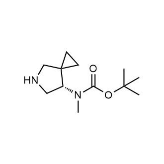 (S)-甲基(5-氮杂螺[2.4]庚-7-基)氨基甲酸叔丁酯结构式