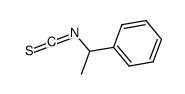 (R)-(-)-1-苯乙基乙硫氰酸酯结构式