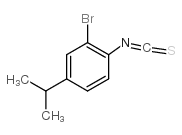 2-溴-4-异丙基苯基异硫氰酸酯结构式