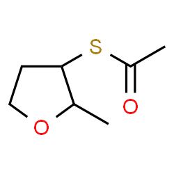2-methyl-3-thioacetoxytetrahydrofuran Structure