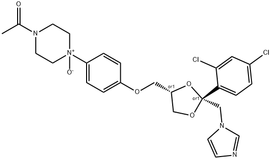 酮康唑N-氧化物结构式