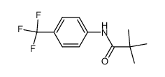 N-(4-(三氟甲基)苯基)新戊酰胺结构式