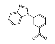1-(3-硝基苯基)-1H-苯并[d]咪唑结构式