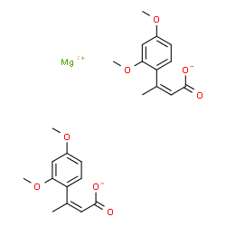 magnesium 3-(2,4-dimethoxyphenyl)-2-butenoate Structure