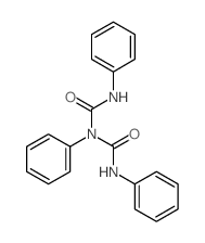 Imidodicarbonicdiamide, N,N',2-triphenyl-结构式