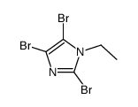 2,4,5-三溴-1-乙基-1H-咪唑结构式