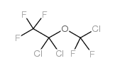 1,1-Dichloro-2,2,2-trifluoroethyl chlorodifluoromethyl ether Structure
