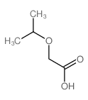 isopropoxyacetic acid Structure