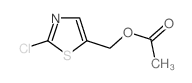 乙酸2-氯噻唑5羟甲酯结构式