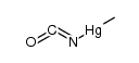 Methylquecksilberisocyanat结构式