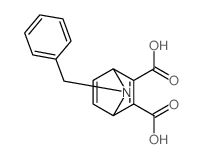 7-benzyl-7-azabicyclo[2.2.1]hepta-2,5-diene-5,6-dicarboxylic acid结构式