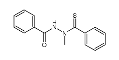 N2-Methyl-N2-thiobenzoyl-benzhydrazid结构式