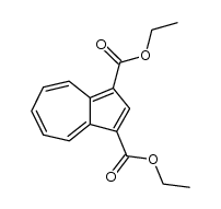 diethyl (azulene)-1,3-dicarboxylate Structure