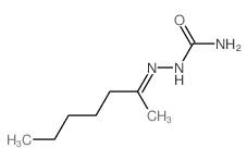 2-Heptanone, semicarbazone结构式
