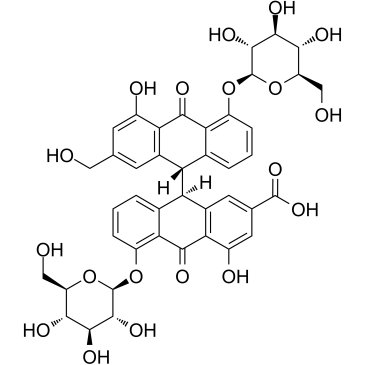 番泻苷D结构式