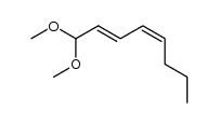 (4Z,2E)-2,4-octadienal dimethyl acetal Structure