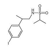 N-[(2R)-2-(4-iodophenyl)propyl]propane-2-sulfonamide结构式