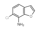 6-氯-1-苯并呋喃-7-胺结构式
