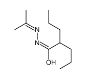 N-(propan-2-ylideneamino)-2-propyl-pentanamide结构式