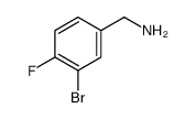 (3-bromo-4-fluorophenyl)methanamine Structure