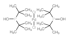 二氢二氯二(二-叔丁基亚膦酰-Kp)钯酸(2-)结构式