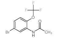 N-[5-溴-2-(三氟甲氧基)苯基]-乙酰胺结构式