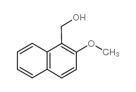 2-甲氧基-1-萘甲醇结构式