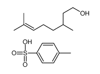 3,7-dimethyloct-6-en-1-ol,4-methylbenzenesulfonic acid Structure