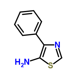 4-苯基噻唑-5-胺结构式