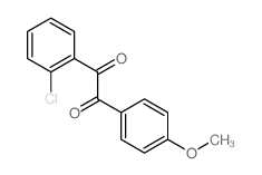 1-(2-chlorophenyl)-2-(4-methoxyphenyl)ethane-1,2-dione结构式