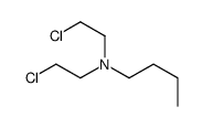 N,N-bis(2-chloroethyl)butan-1-amine结构式
