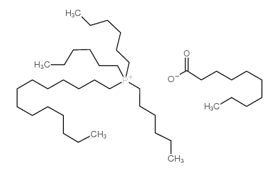 癸酸三己基(十四烷基)鏻结构式