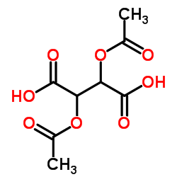 (-)-Diacetyl-L-tartaric acid Structure