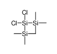 dichloro-bis(trimethylsilyl)silane Structure