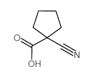 1-氰基环戊烷-1-羧酸结构式