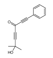 6-hydroxy-6-methyl-1-phenylhepta-1,4-diyn-3-one结构式