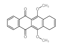 6,11-dimethoxy-7,10-dihydrotetracene-5,12-dione结构式