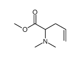 methyl 2-(dimethylamino)pent-4-enoate结构式