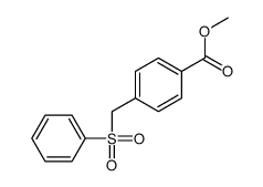 methyl 4-(benzenesulfonylmethyl)benzoate结构式