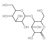 (3R,4R,5S,6R)-3,4-dihydroxy-6-(hydroxymethyl)-5-[(2S,3R,4S,5R,6R)-3,4,5-trihydroxy-6-(hydroxymethyl)oxan-2-yl]oxyoxan-2-one结构式