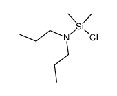 Dipropylamino-dimethyl-chlor-silan结构式