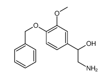 2-(4-苄氧基-2-甲氧基苯基)-2-羟基-乙胺结构式