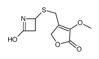 4-[(4-methoxy-5-oxo-2H-furan-3-yl)methylsulfanyl]azetidin-2-one Structure