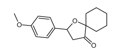 2-(4-methoxyphenyl)-1-oxaspiro[4.5]decan-4-one Structure