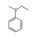 ethyl-methyl-phenylsulfanium Structure